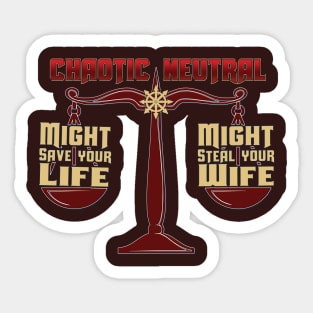 Chaotic Neutral Sticker